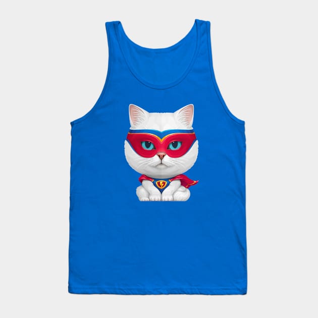 Superhero Cat Tank Top by stonemask